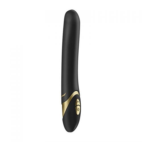 Vibrador 7” de Lujo OVO F8  Black/Gold 5 modos de vibración